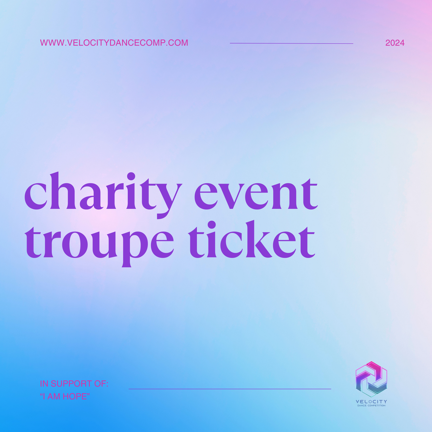 CHARITY EVENT Troupe Tickets (2nd Nov)